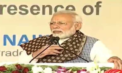 प्रधानमंत्री नरेन्द्र मोदी ने बोला कांग्रेस पर करारा हमला.....किसानों को कर्ज माफी के नाम पर दिया धोखा